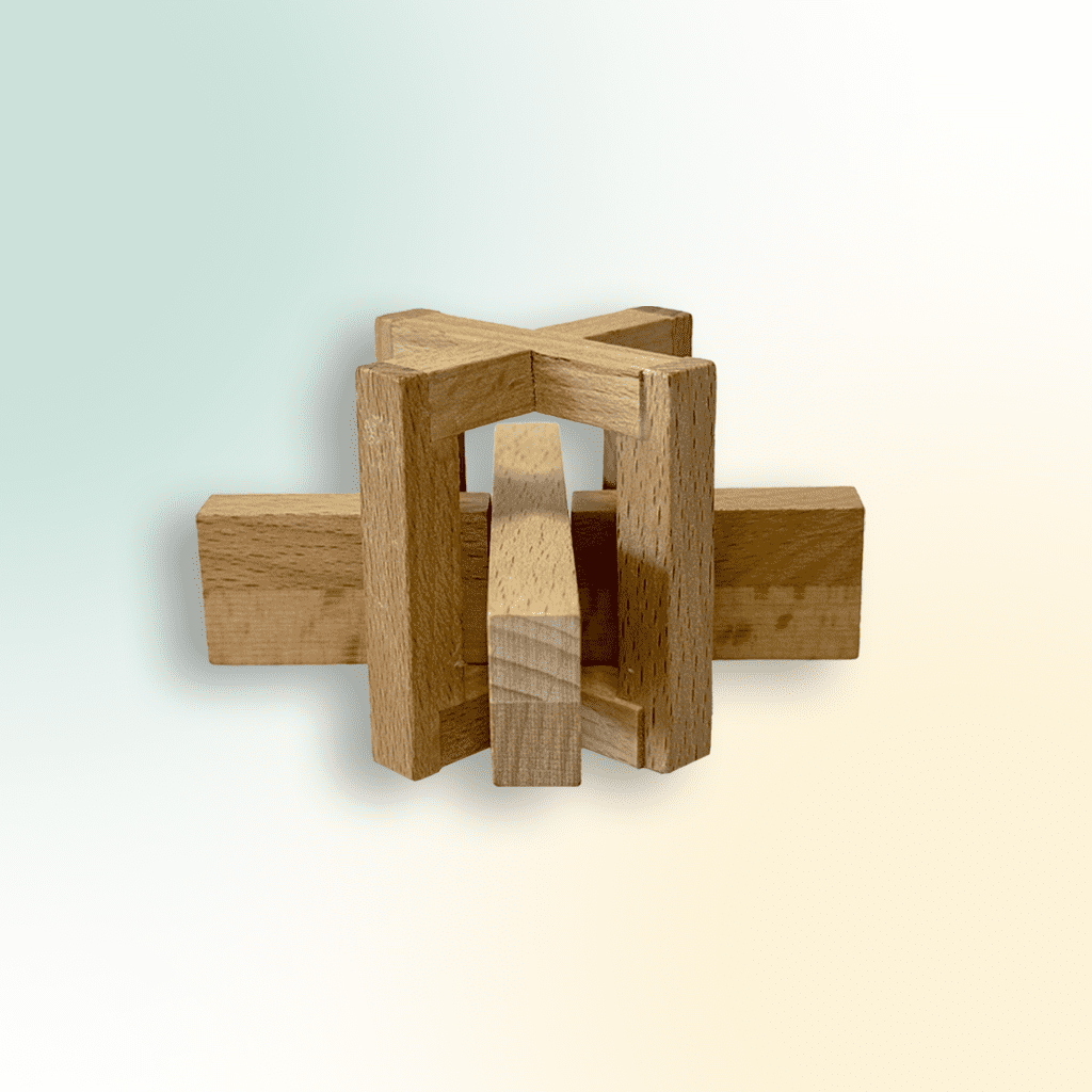 Snowflake Wooden Puzzle - Image 3