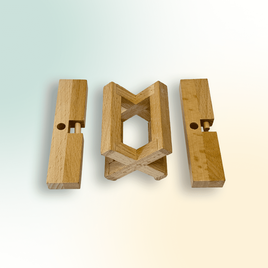 Snowflake Wooden Puzzle - Image 2