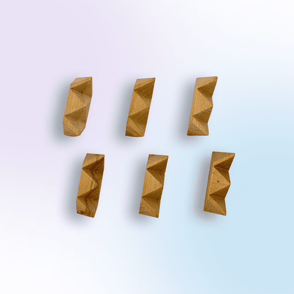 Eco-Friendly Wooden star puzzle