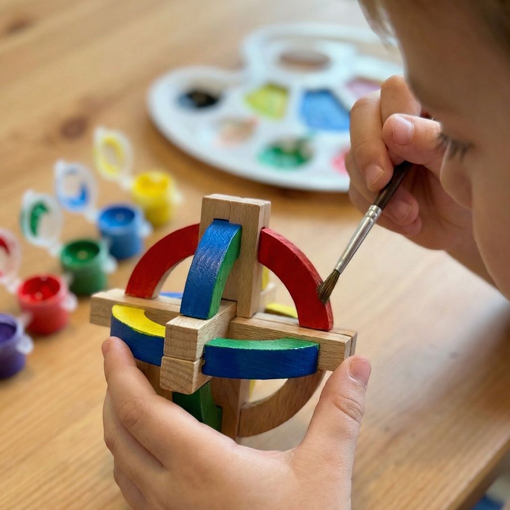 Galileo Globe Wooden Puzzle - Image 4