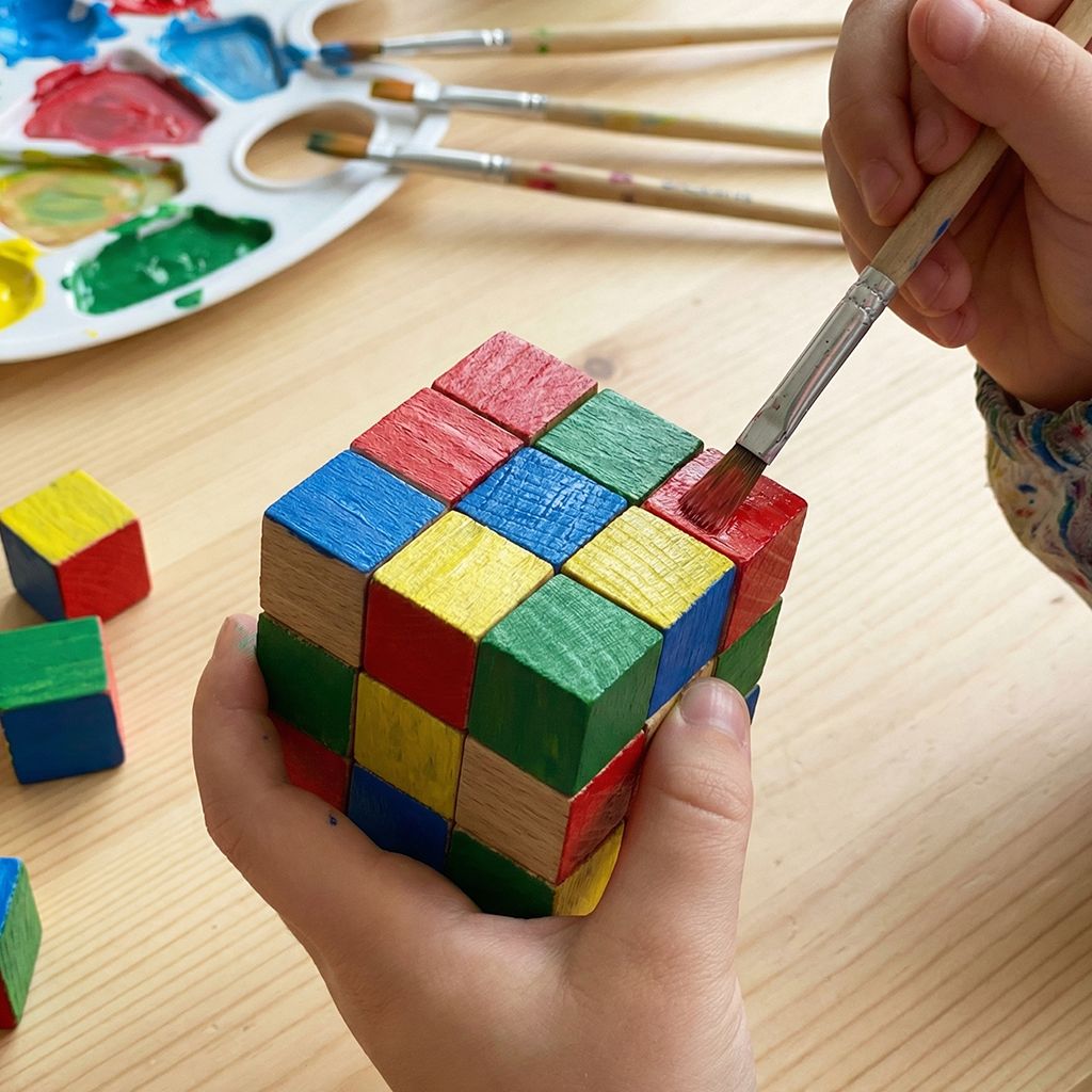 Snake Cube Wooden Puzzle - Image 3