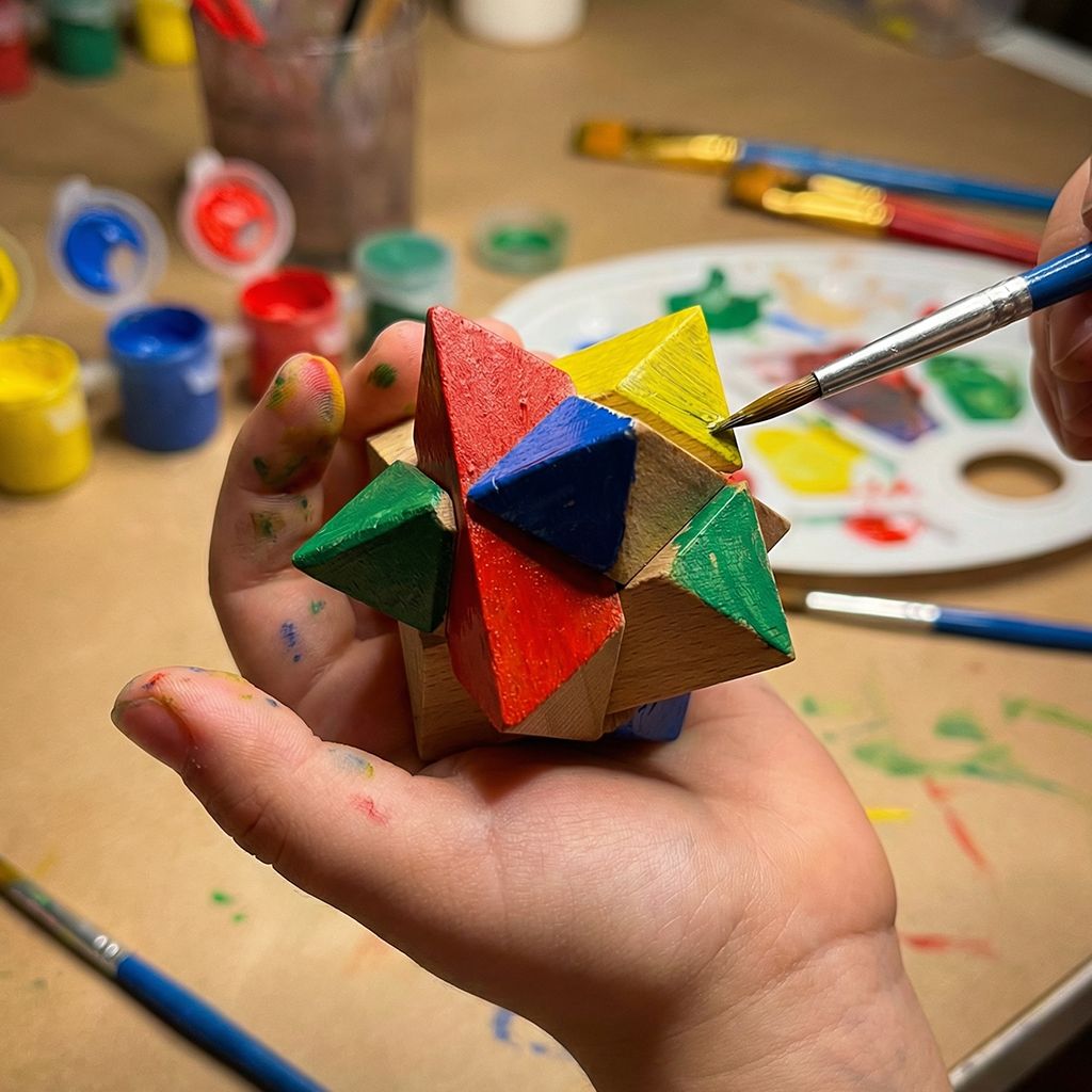 Wooden Star Puzzle - Image 3