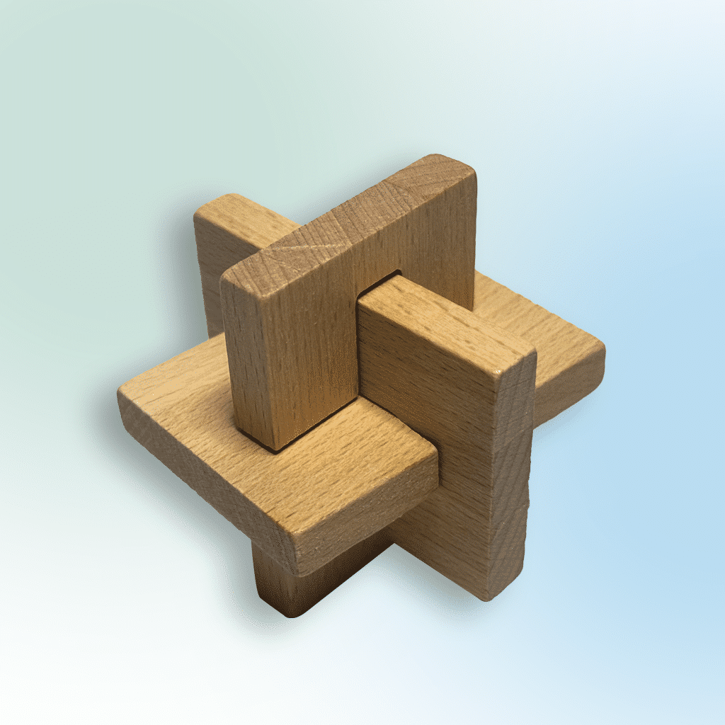 Rectangle Lock Wooden Puzzle