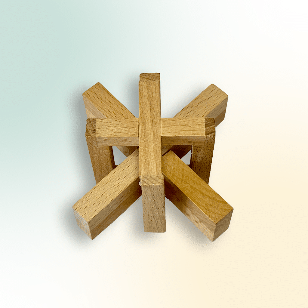 Snowflake Wooden Puzzle